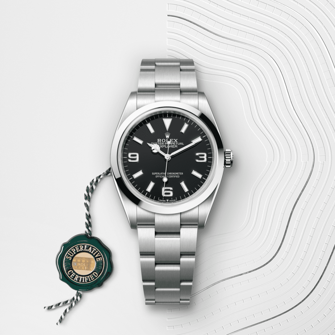 Rolex Explorer in Oystersteel, m124270-0001 | Diamond Cellar