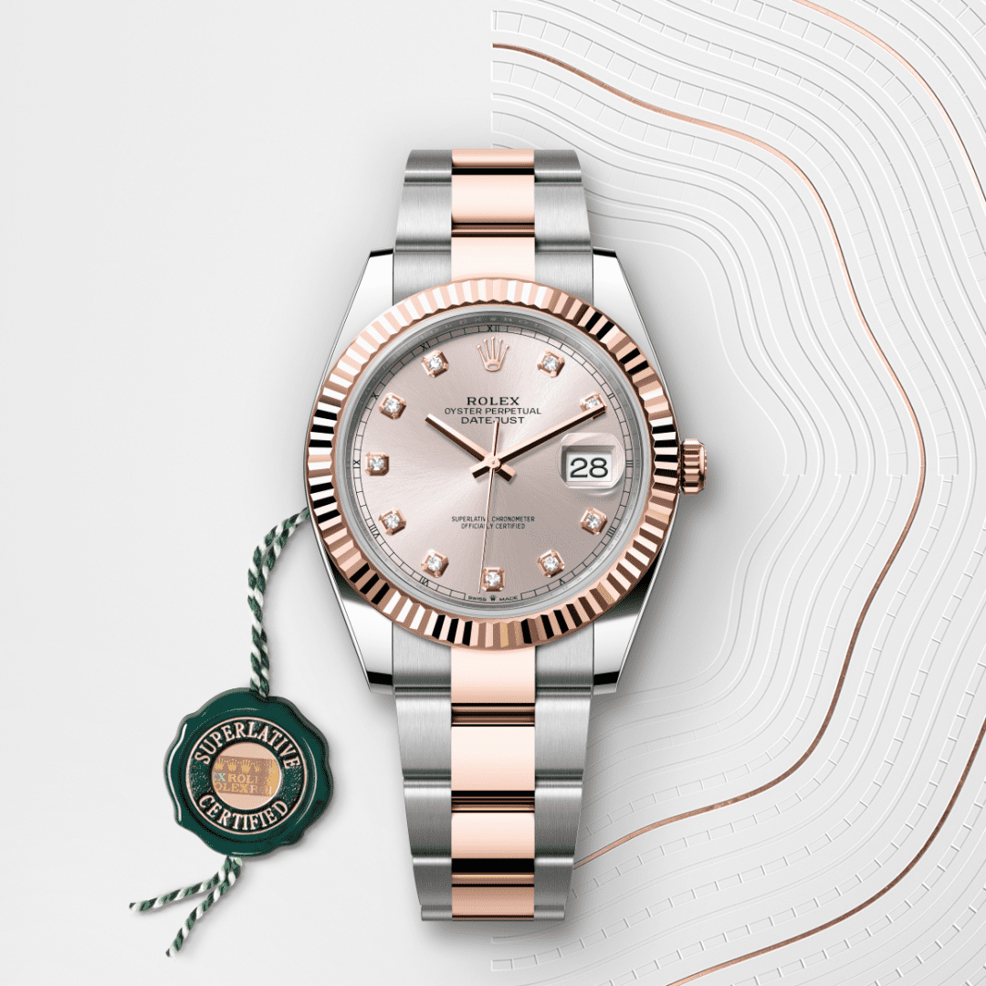 Rolex Datejust in Oystersteel and gold, m126331-0007