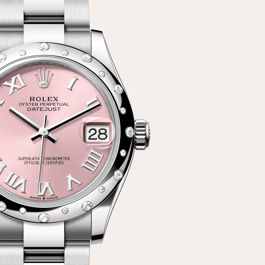 Rolex Datejust Oystersteel, White Gold, and Diamonds